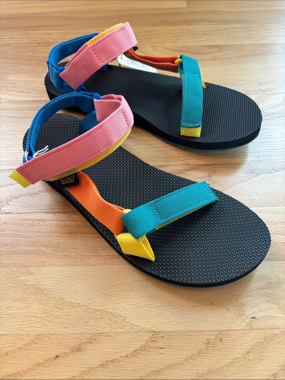 NWT Teva Original Women’s Size 10 Universal Sandals 90s Multi-Color #1003987